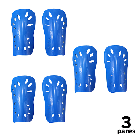 Caneleira Infantil Azul Ventilada Lisa AX - 806 - PACK COM 3 PARES
