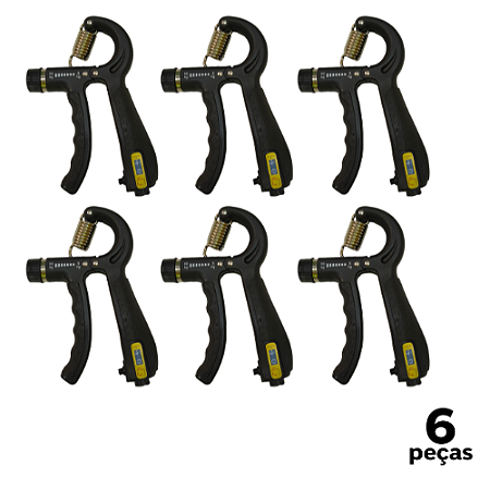 Handgrip Preto Regulável Com Contador AX 610 - PACK COM 6