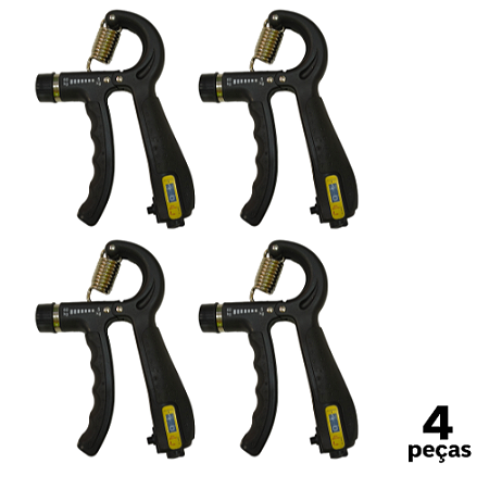 Handgrip Preto Regulável Com Contador AX 610 - PACK COM 4