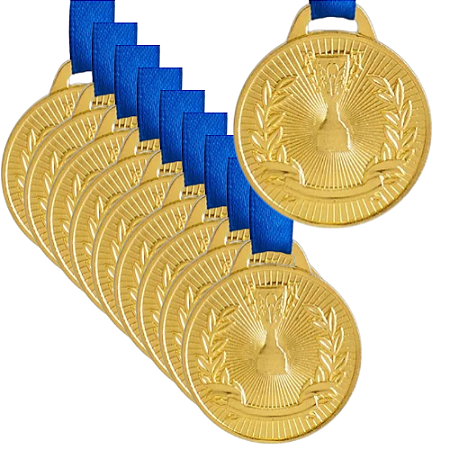 Medalha Honra ao Mérito Ouro AX 40mm-FA 430 / 469 - PACK COM 100