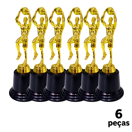 Troféu de Basquete 19cm Base Redonda AX  Y250 - PACK COM 6