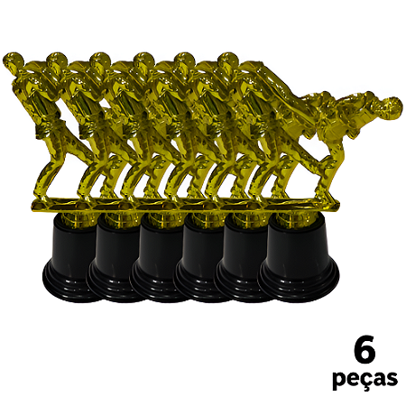 Troféu de Taekwondo  18,5cm BASE REDONDA AX  833 - PACK COM 6