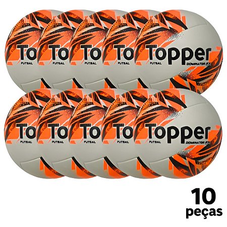 Bola Futebol SALÃO Topper  Dominator FX Fusion - PROMO - PACK COM 10
