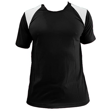 Jogo de Camisa AX Esportes Preto com Branco - 7+1 Numeradas