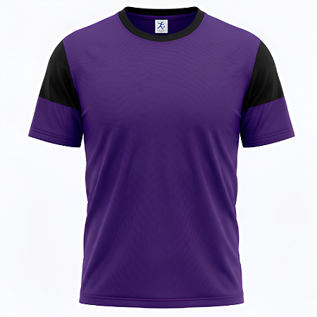 Jogo de Camisa AX Esportes Roxo com Preto - 14+1 Numeradas