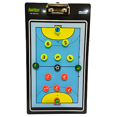 Quadro Tatico Handebol Magnética c/ Caneta e 27 Imãs 35x20x2 - 060