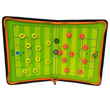 Quadro Tático Futebol Magnética com Caneta e Estojo COACH - 058