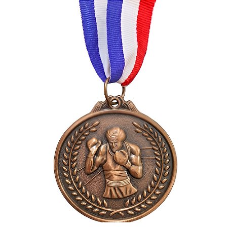 Medalha Boxe Bronze AX 65mm - 982