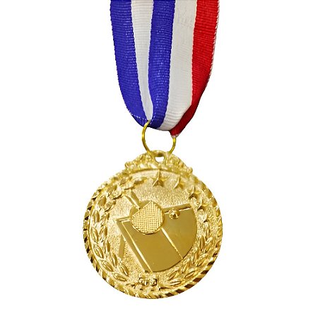 Medalha Tenis de Mesa Ouro AX 50mm - 981