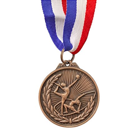 Medalha Ginástica GR Bronze AX 50mm - 980