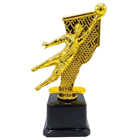 Troféu Goleiro Saltando Rede 18,5cm - 996