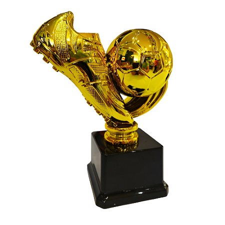 Troféu Chuteira na Bola M  20cm - 004
