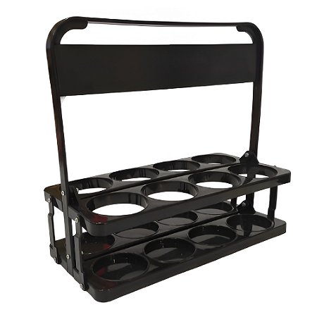 Porta Garrafas Suporte Dobrável para 8 Garrafas 36x33cm AX - 053