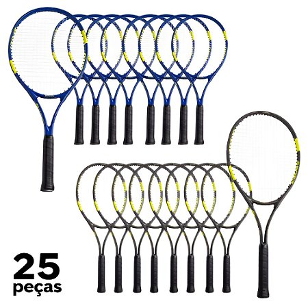 Raquete Tênis Campo 27" Alumínio PRO AX Esportes 110 - PACK COM 25