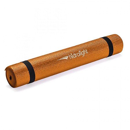 Tapete de Yoga Hidrolight 173x61x4mm Laranja - FL29