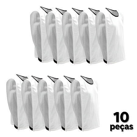 Coletes INFANTIL Esportivo AX - Branco - PACK COM 10