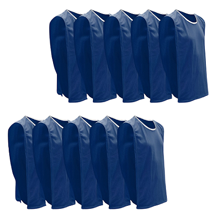 Coletes Adulto Esportivo AX - Royal - PACK COM 10