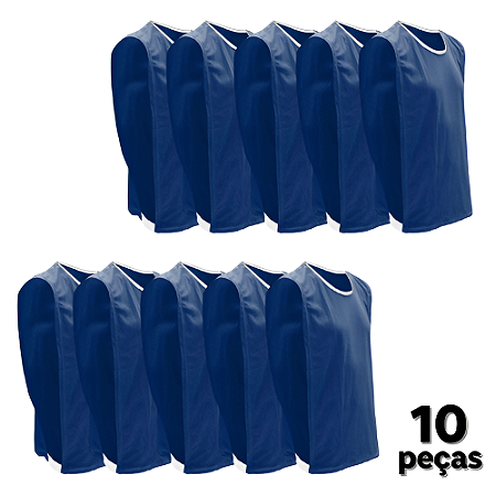 Coletes Adulto Esportivo AX - Royal - PACK COM 10