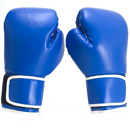 Luva de Boxe 10 Onças PRO AX Esportes Azul (Par)-Y330