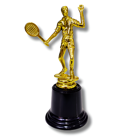 Troféu de Tênis 17cm Base Redonda AX - Y246