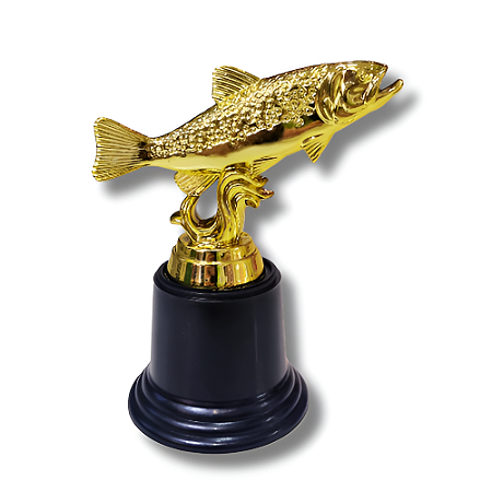 Troféu de Pesca, Peixe 12,5cm Base Redonda AX - Y256 /828