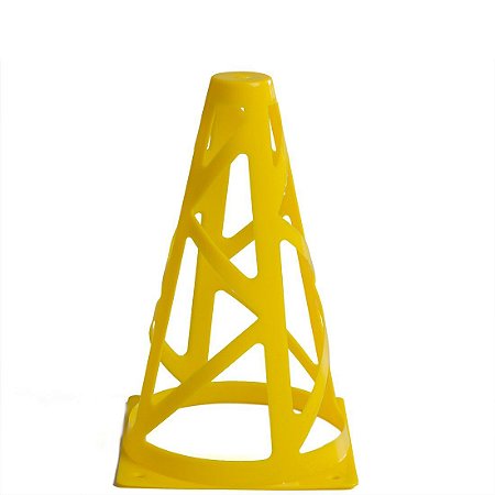 Cone de 18cm Flexível para Treinamento AX Esportes - Amarelo