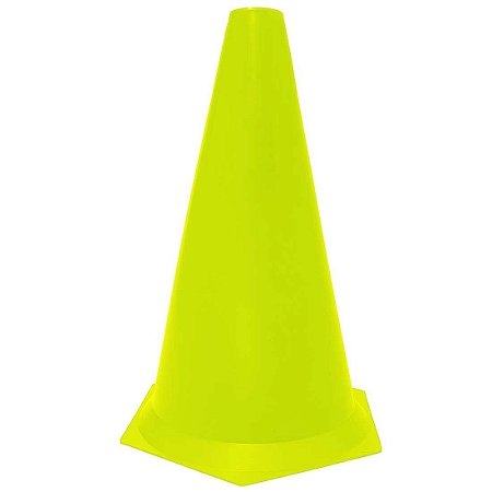 Cone 23cm Rígido p/ Treinamento AX Esportes Amarelo