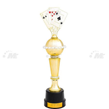 Troféu Piazza Baralho 472/3 43cm - 3º Colocado