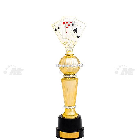 Troféu Piazza Baralho 472/2 36cm - 4º Colocado