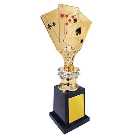 Troféu PZ Baralho 436/4 27cm - 2º Colocado