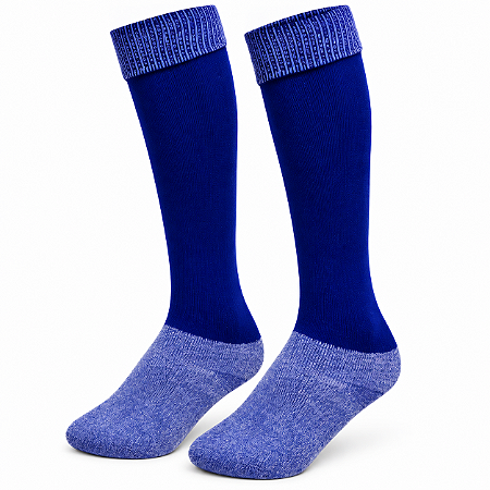 Meião Adulto Futebol Pro Azul Royal AX Esportes - (Par) 37/43