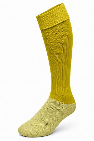 Meião Adulto Futebol Pro Amarelo AX Esportes - (Par) 37/43
