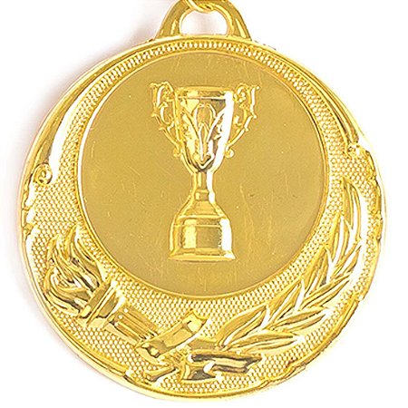 Medalha AX Esportes 65mm Honra ao Mérito Dourada-FA468-Pç