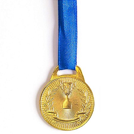 Medalha AX Esportes 30mm Honra ao Mérito Dourada-FA465-429 (Pç)