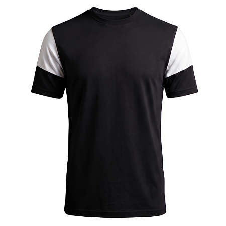Jogo de Camisa AX Esportes Preto com Branco - 10+1 Numeradas