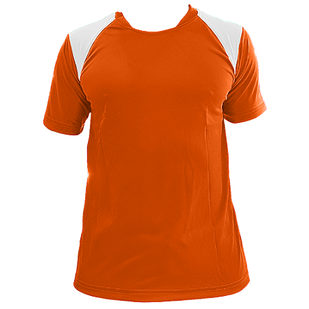 Jogo de Camisa AX Esportes Laranja com Branco - 10+1 Numeradas