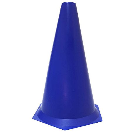 Cone 23cm Rígido p/ Treinamento AX Esportes Azul