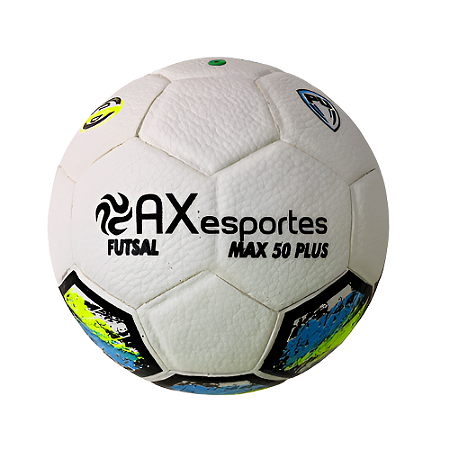 Bola Futsal AX Maxi 50 Of. PLUS Matrizada PU STAR Miolo Substituivel