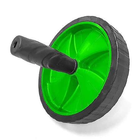 Roda de Exercícios Abdominais AX Esportes 19cm - Verde