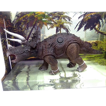 Boneco Dinossauro Brinquedo Dinopark Triceratops Bee Toys