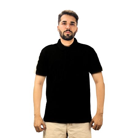 CAMISA POLO - PRETA
