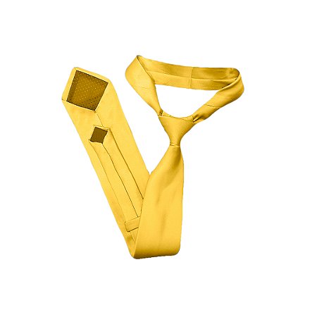 GRAVATA NÓ FEITO - AMARELO