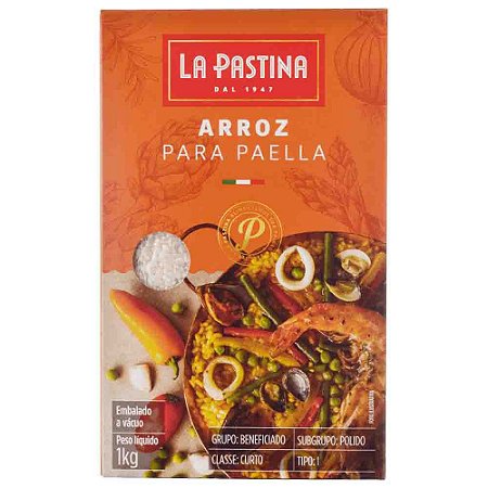 Arroz para Preparo de Paella La Pastina 1 kg