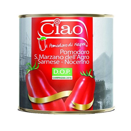 Molho De Tomate Pelato Ciao San Marzano D.O.P.  800 gr