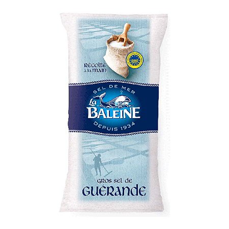 Sal Grosso Guerande La Baleine 800gr  Importado da França