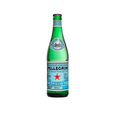 Água Italiana Da Lombardia San Pellegrino 505 ml com Gás