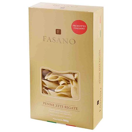 Macarrao Massa Italiano Fasano Penne Ziti Rigate 500G