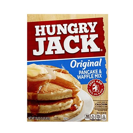 Hungry Jack Original Massa Para Panqueca E Waffle Mix 907g