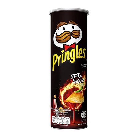 Batata Chips Pringles Sabor Hot Spicy Importada 165g