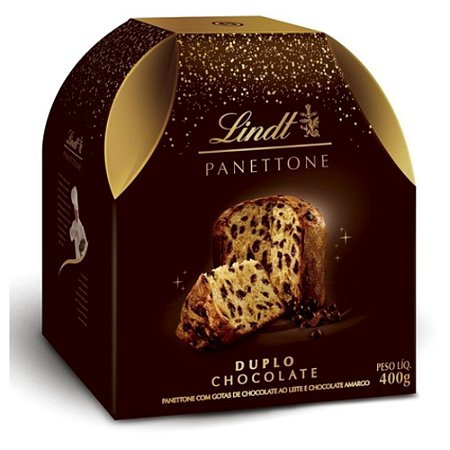 Panettone Natal Importado Lindt Duplo Chocolate Panetone 400g
